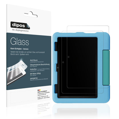 2x Screen Protector for Amazon Fire HD 8 Kids 2024 matte Flexible Glass 9H dipos