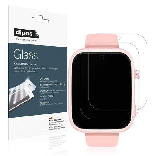 2x Screen Protector for Okyuk 4G Kids matte Flexible Glass 9H dipos