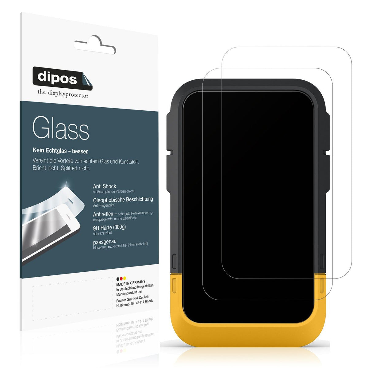 2x Screen Protector for Garmin Etrex SE matte Flexible Glass 9H dipos