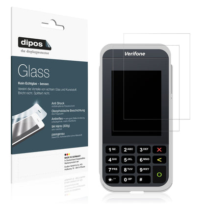 2x Screen Protector for Verifone e285 matte Flexible Glass 9H dipos
