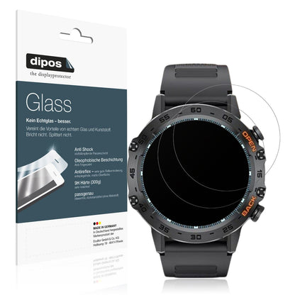 2x Screen Protector for Lige BW1846F 1.39 Zoll matte Flexible Glass 9H dipos