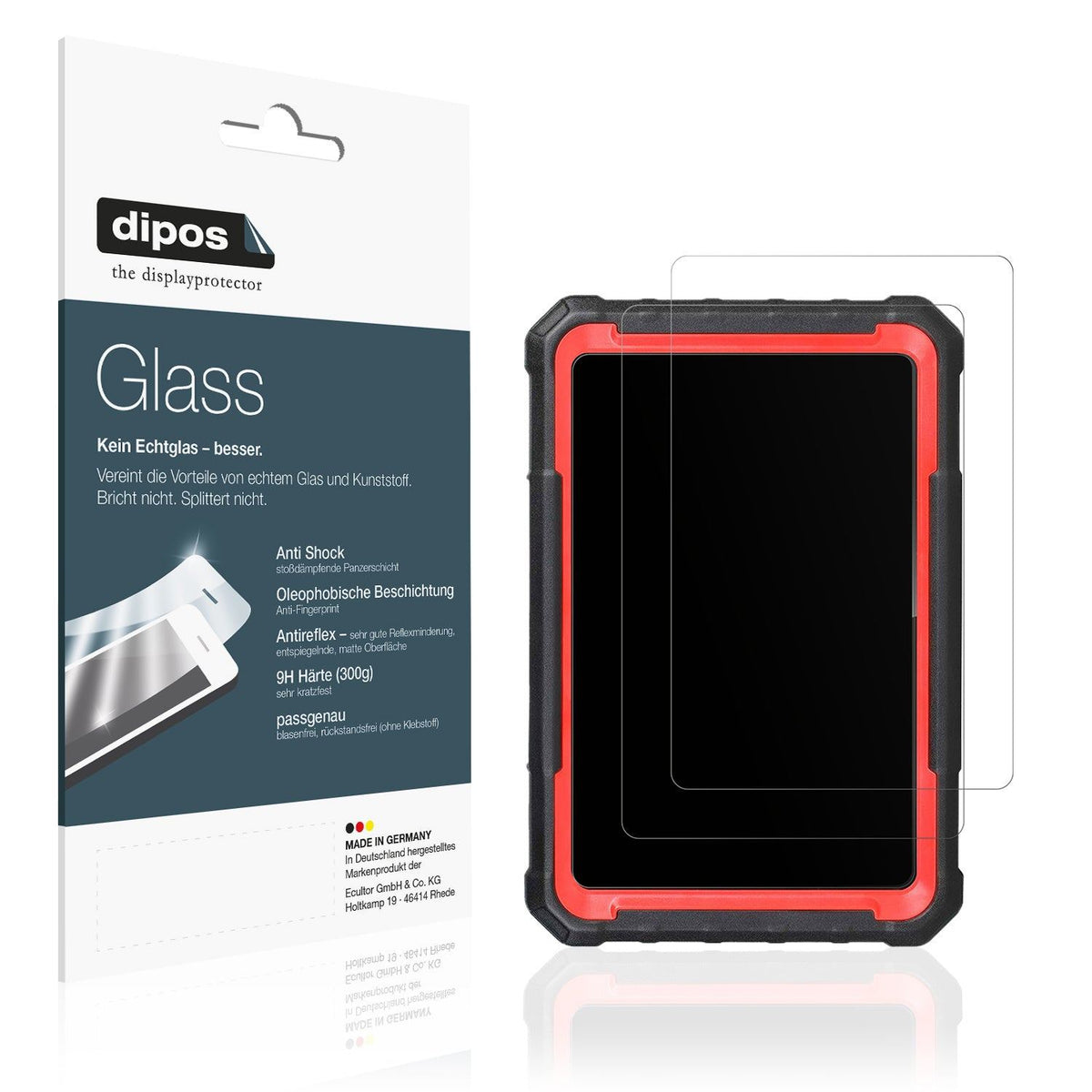 2x Screen Protector for Launch X-431 PRO3S Elite matte Flexible Glass 9H dipos