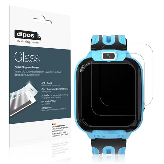 2x Screen Protector for Smartwatch Kinder mit Telefonfunktion matte Flexible