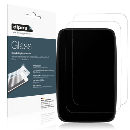 2x Screen Protector for TomTom Go Camper Max (2. Gen) matte Flexible Glass 9H