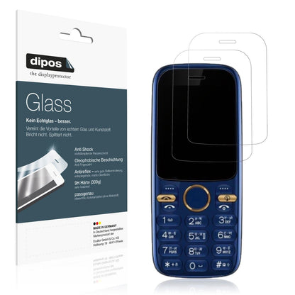 2x Screen Protector for Cellecor A4i matte Flexible Glass 9H dipos