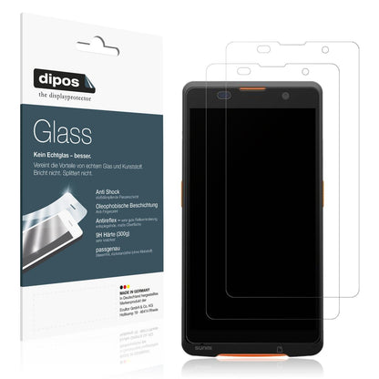 2x Screen Protector for sunmi P2 Lite SE matte Flexible Glass 9H dipos