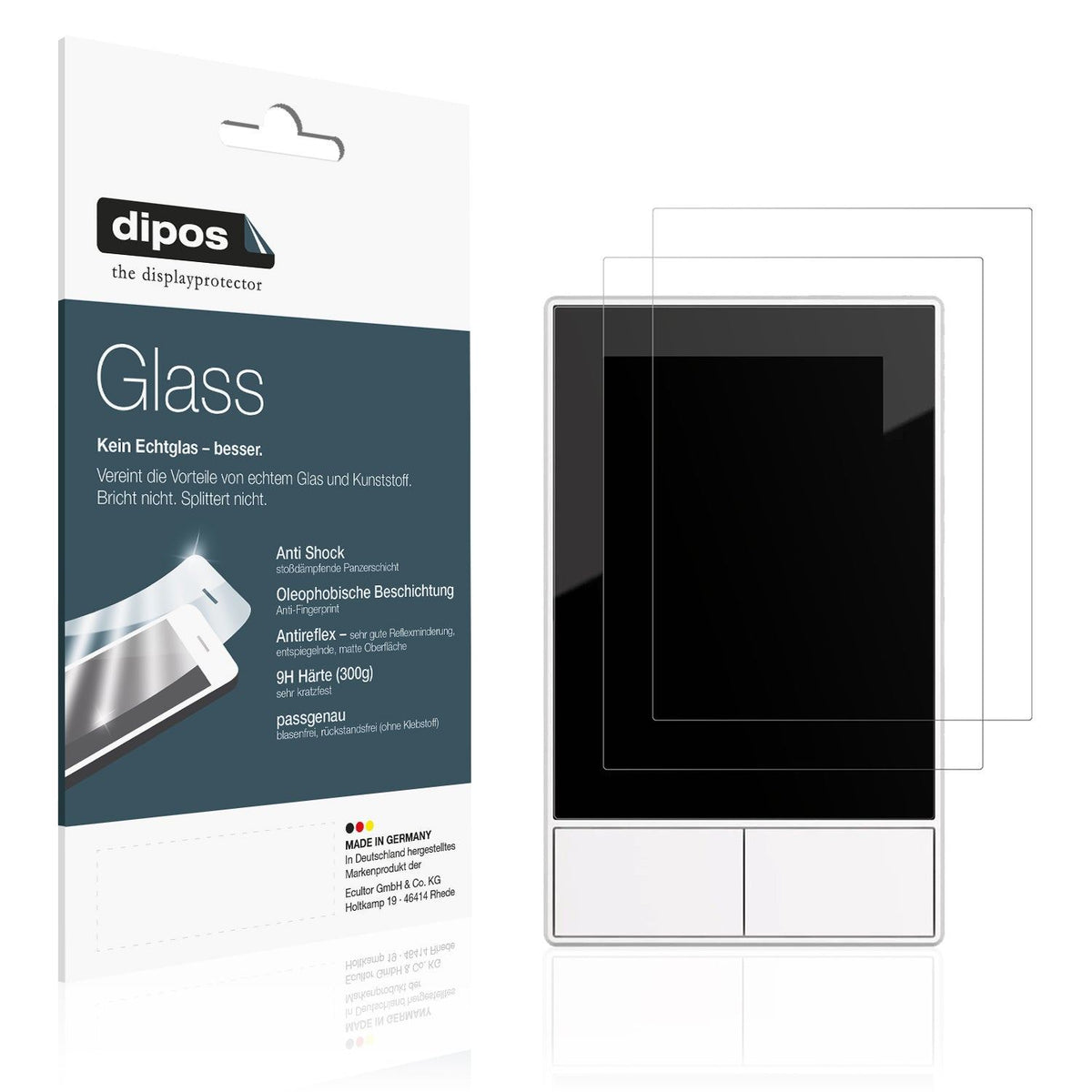2x Screen Protector for SONOFF NSPanel-EUW matte Flexible Glass 9H dipos