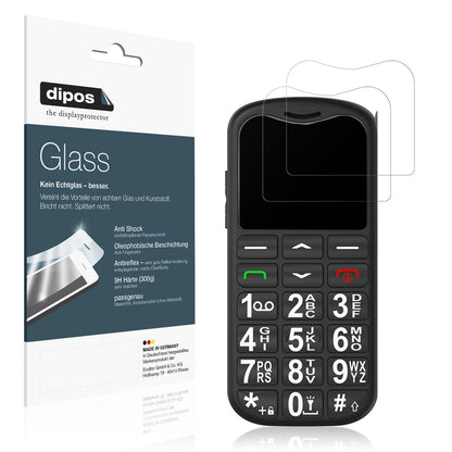 2x Screen Protector for CHAKEYAKE G180 Seniorenhandy matte Flexible Glass 9H