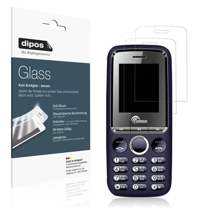 2x Screen Protector for Cellecor A3 matte Flexible Glass 9H dipos
