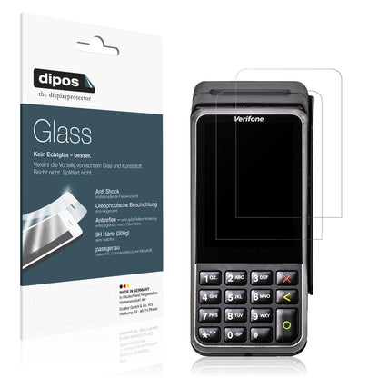 2x Screen Protector for Verifone V400m matte Flexible Glass 9H dipos