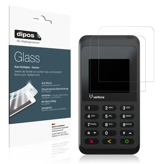 2x Screen Protector for Verifone e235 matte Flexible Glass 9H dipos