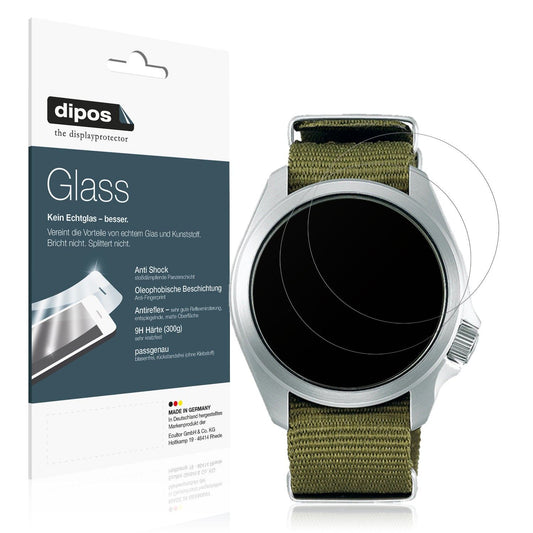 2x Screen Protector for Seiko 5 Sports SBSA055 matte Flexible Glass 9H dipos