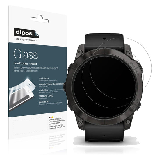 2x Screen Protector for Garmin Epix Pro Gen 2 51mm matte Flexible Glass 9H dipos