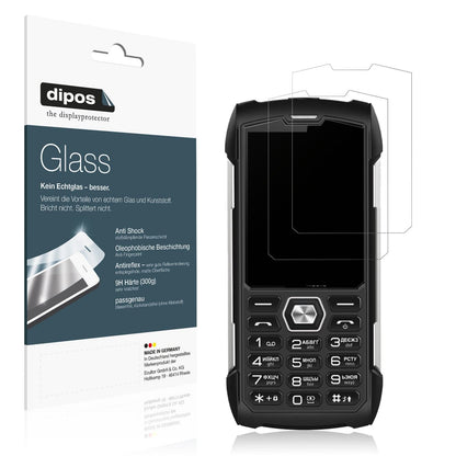 2x Screen Protector for Sigma X-treme PK68 matte Flexible Glass 9H dipos