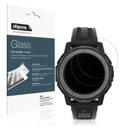 2x Screen Protector for Timex Ironman Adrenaline TW5M57900 matte Flexible Glass