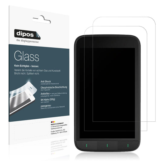 2x Screen Protector for Jespr Bike Computer matte Flexible Glass 9H dipos