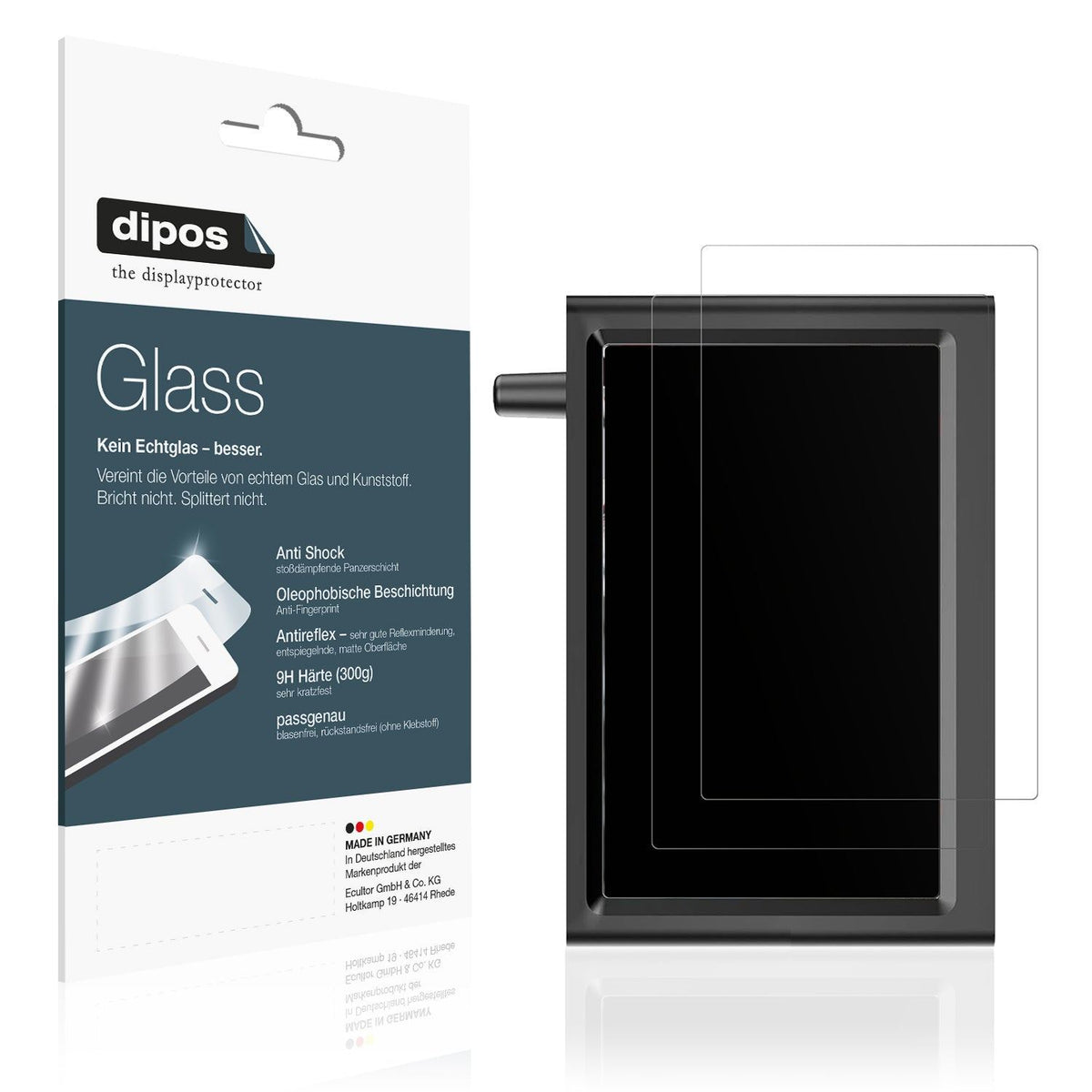 2x Screen Protector for AUTO-VOX Solar1PRO matte Flexible Glass 9H dipos