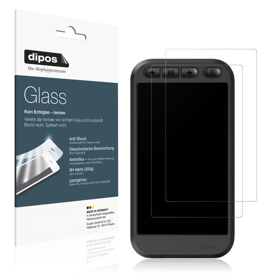 2x Screen Protector for Miofive S1 Dashcam matte Flexible Glass 9H dipos