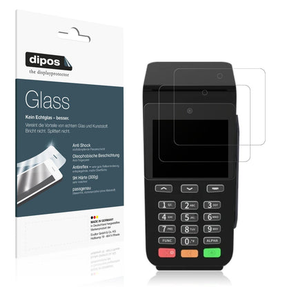 2x Screen Protector for Pax Q58 matte Flexible Glass 9H dipos