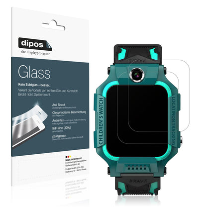 2x Screen Protector for Retoo E746-1 1.44 Zoll matte Flexible Glass 9H dipos