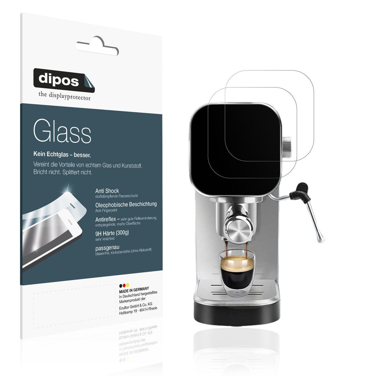 2x Screen Protector for Aigostar Barista matte Flexible Glass 9H dipos