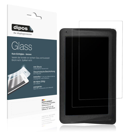 2x Screen Protector for Technaxx TX-320 matte Flexible Glass 9H dipos