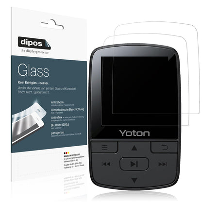 2x Screen Protector for YOTON YM03 MP3-Player matte Flexible Glass 9H dipos