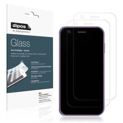 2x Screen Protector for SOYES XS16 Mini Smartphone matte Flexible Glass 9H dipos