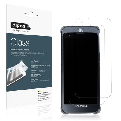 2x Screen Protector for Orderman 10 matte Flexible Glass 9H dipos