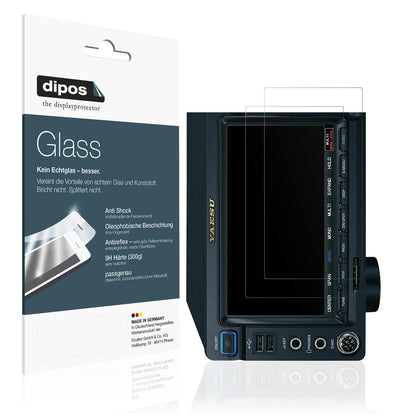 2x Screen Protector for Yaesu FTDCX101MP matte Flexible Glass 9H dipos