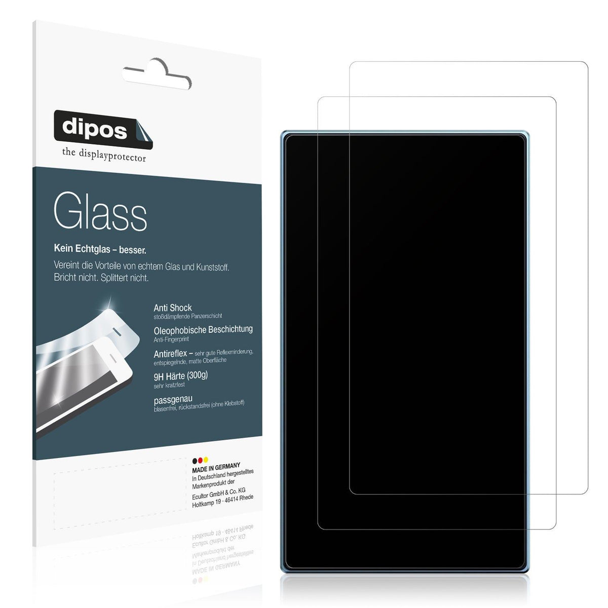 2x Screen Protector for FiiO JM21 matte Flexible Glass 9H dipos