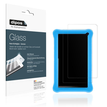 2x Screen Protector for Sumtab Kinder Tab 7 Zoll matte Flexible Glass 9H dipos