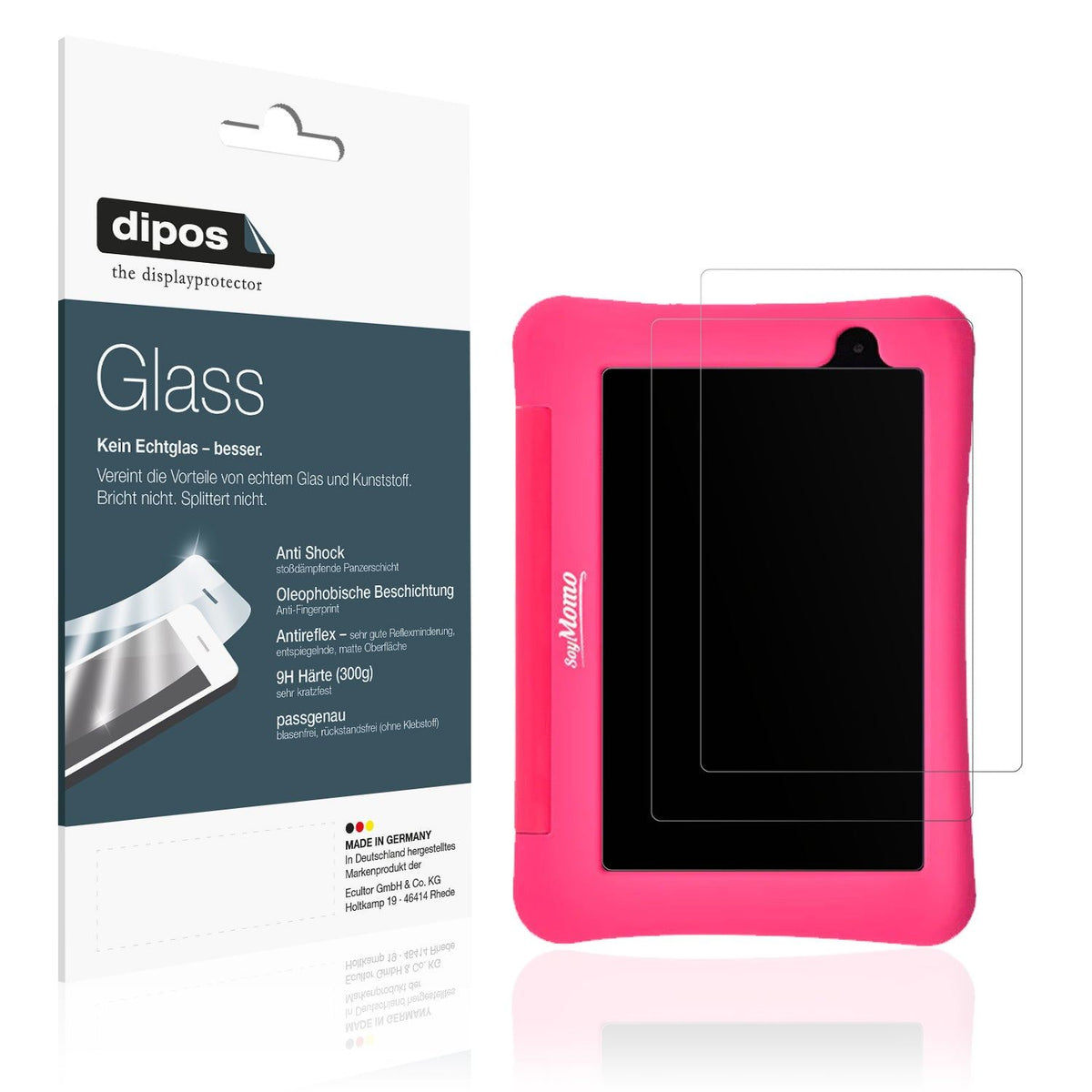 2x Screen Protector for SoyMomo Tablet Pro 2.0 matte Flexible Glass 9H dipos