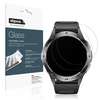 2x Screen Protector for FOXBOX EF6 1.43 Zoll matte Flexible Glass 9H dipos