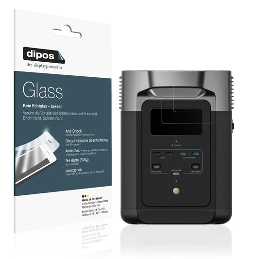 2x Screen Protector for EF Ecoflow Delta 2 matte Flexible Glass 9H dipos
