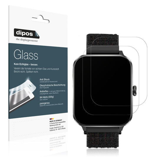 2x Screen Protector for IOWODO R50pro 1.85 Zoll matte Flexible Glass 9H dipos