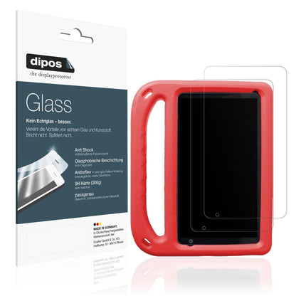 2x Screen Protector for Goodtel G7 Azul 7 Zoll matte Flexible Glass 9H dipos