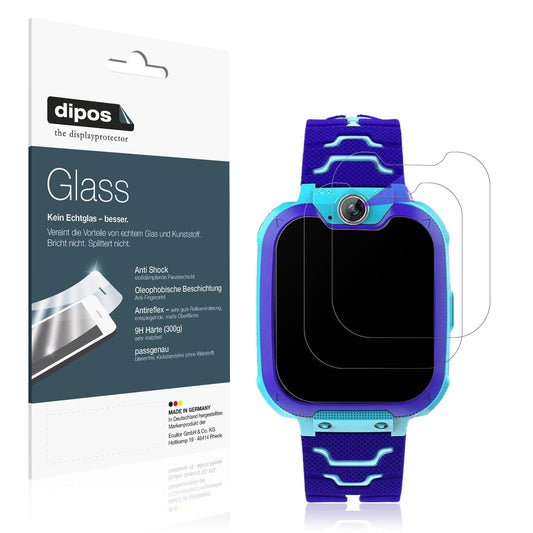 2x Screen Protector for Jubunrer Noir 1.69 Zoll matte Flexible Glass 9H dipos