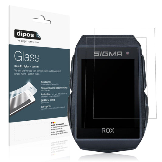 2x Screen Protector for Sigma Rox 11.1 matte Flexible Glass 9H dipos