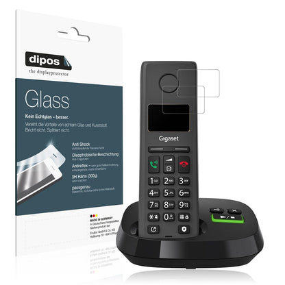 2x Screen Protector for Gigaset Pure 220A matte Flexible Glass 9H dipos