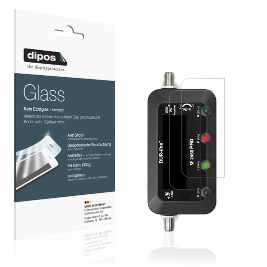 2x Screen Protector for DUR-line SF2460 Pro matte Flexible Glass 9H dipos