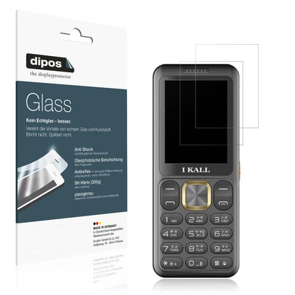 2x Screen Protector for I Kall I5 matte Flexible Glass 9H dipos