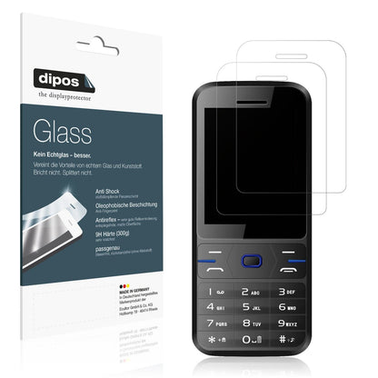 2x Screen Protector for I Kall K64 New matte Flexible Glass 9H dipos