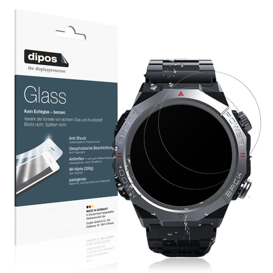 2x Screen Protector for Atheewon S10 1.39 Zoll matte Flexible Glass 9H dipos