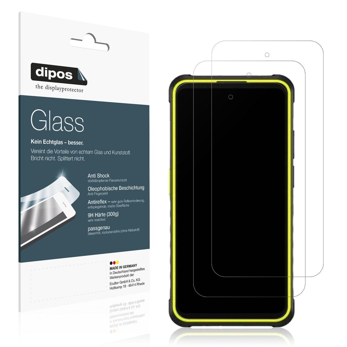 2x Screen Protector for Ulefone Armor X31 matte Flexible Glass 9H dipos