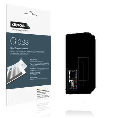 2x Screen Protector for Telpo M10 Front-Display matte Flexible Glass 9H dipos