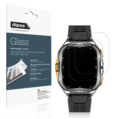 2x Screen Protector for Cubot GT3 matte Flexible Glass 9H dipos