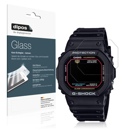 2x Screen Protector for Casio G-Shock DW-5600RL-1 matte Flexible Glass 9H dipos