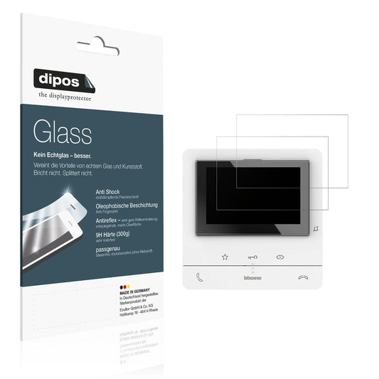 2x Screen Protector for Bticino 344672 matte Flexible Glass 9H dipos