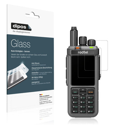 2x Screen Protector for Radtel RT-880 matte Flexible Glass 9H dipos